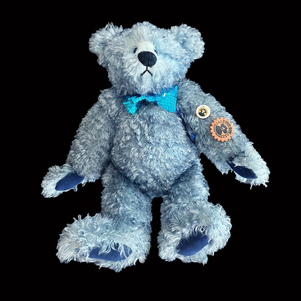 Goose Creek 'Mr. Blue' Mohair Bear